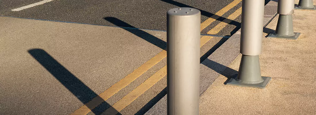 Custom Retractable Barrier Column Installations in Westchase, FL